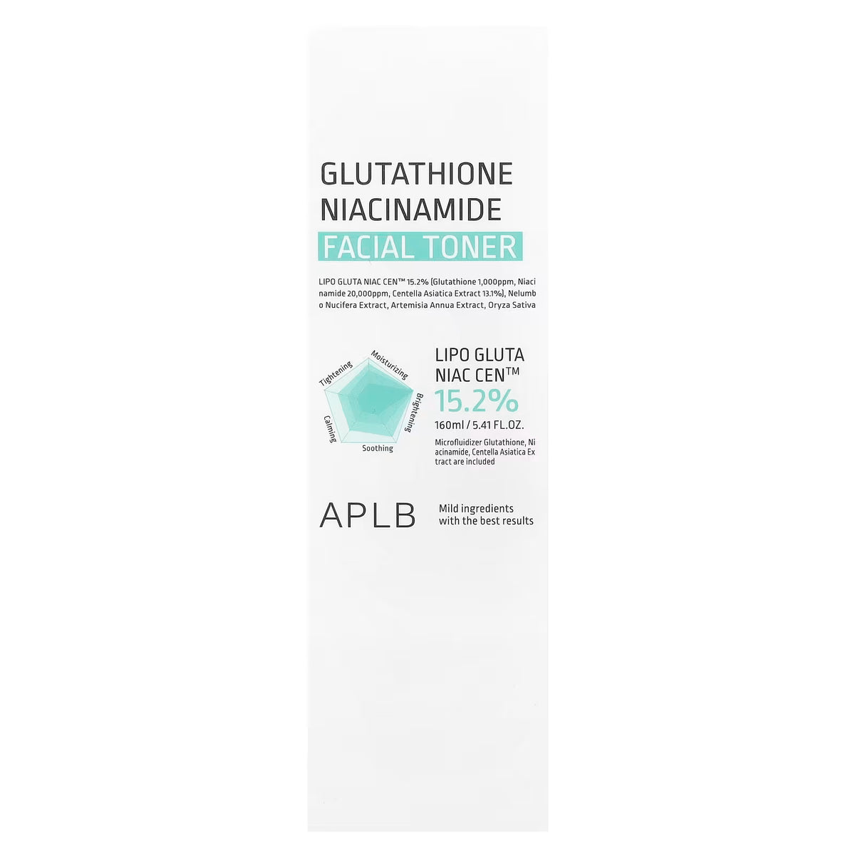 APLB Glutathione Niacinamide Facial Toner 160ML