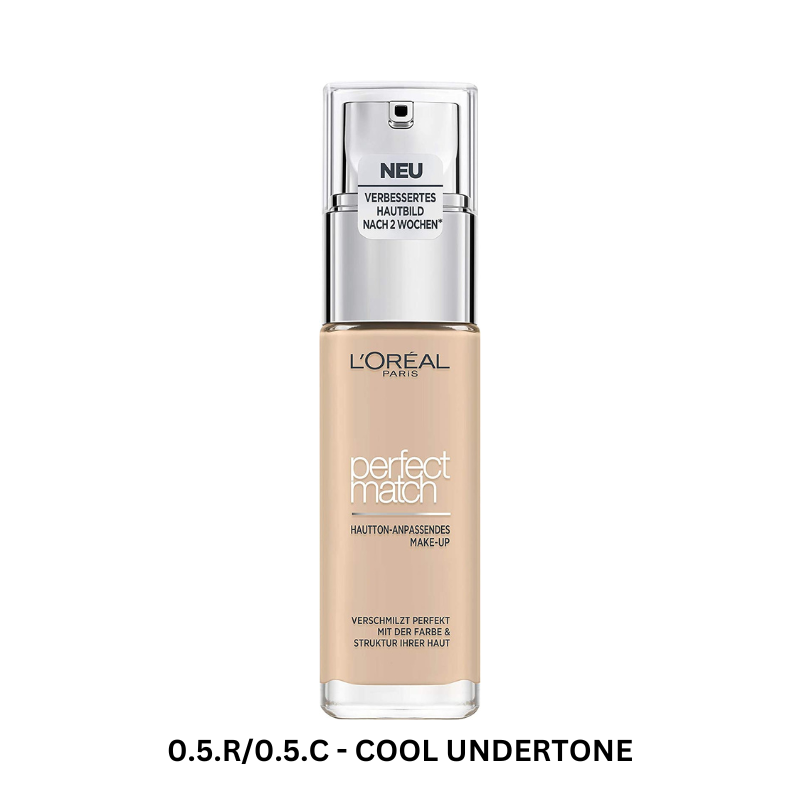 L'Oréal Paris True Match Foundation, 0.5.R/0.5.C - COOL UNDERTONE