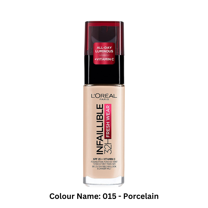 L'Oréal Paris Infallible 32H Fresh Wear Foundation, 15 - Porcelain