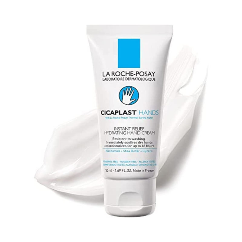 La Roche-Posay Cicaplast Hand Cream for Dry Hands & Damaged Hands, 90ML