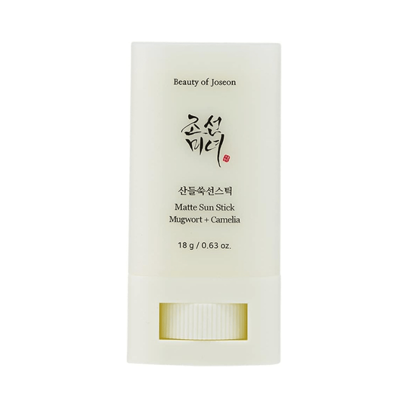Beauty of Joseon Matte Sun Stick Mugwort + Camellia SPF50+ PA++++ 18 G | Korean Matte Face Sunscreen Stick for Oily & Combination Skin