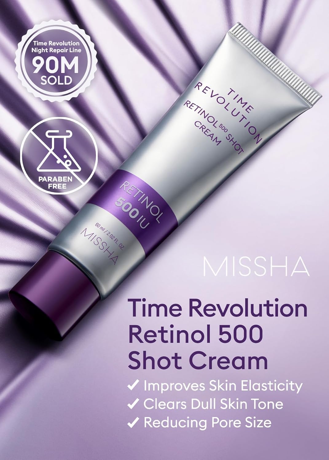 MISSHA Time Revolution Retinol 500 Shot Galvanic Eye Cream Duo Set