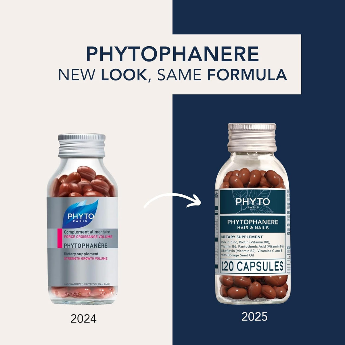 Phyto Phytophanere Dietary Supplement Hair & Nails 84 Capsules