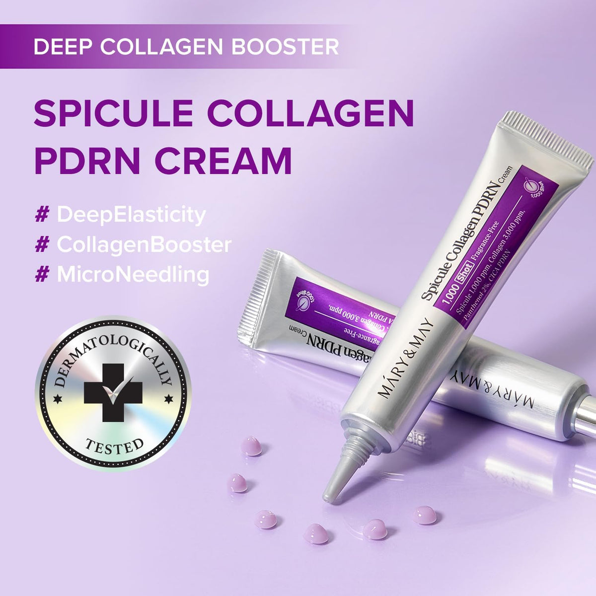 Mary & May Spicule Collagen PDRN Cream 15g