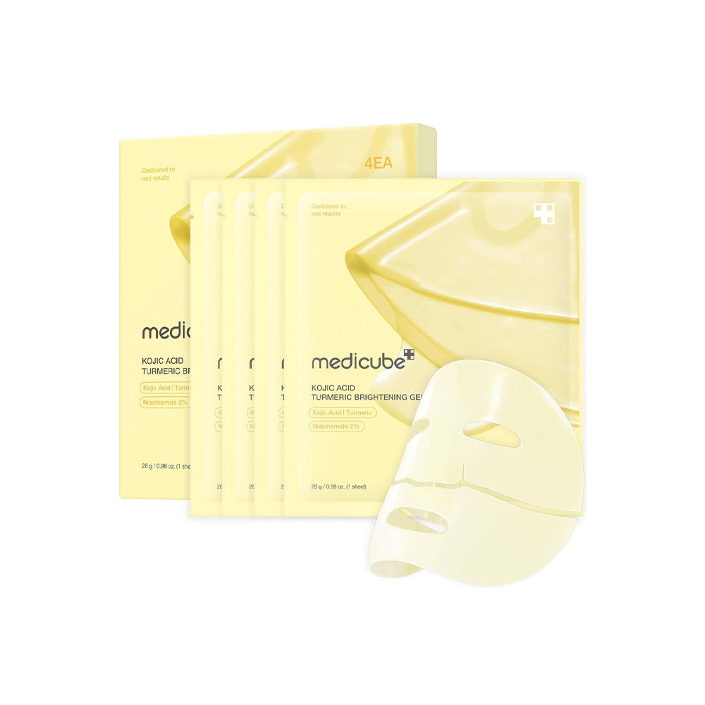 medicube kojic acid turmeric brightening gel mask 28G Sheet 1Box