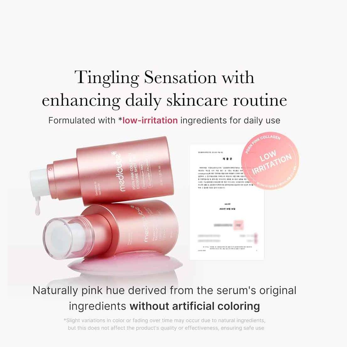 Medicube PDRN Pink Collagen Exosome Shot 2000 30 ML | Korean Firming & Pore Care Face Serum