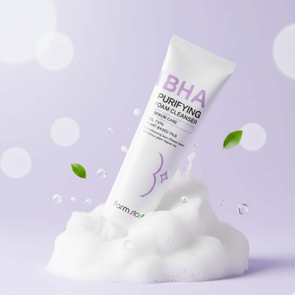 Farmstay BHA PURIFYING FOAM CLEANSER 150ML SEBUM CARE 150ml