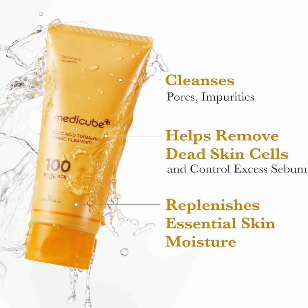 Medicube Kojic Acid Turmeric Toning Cleanser