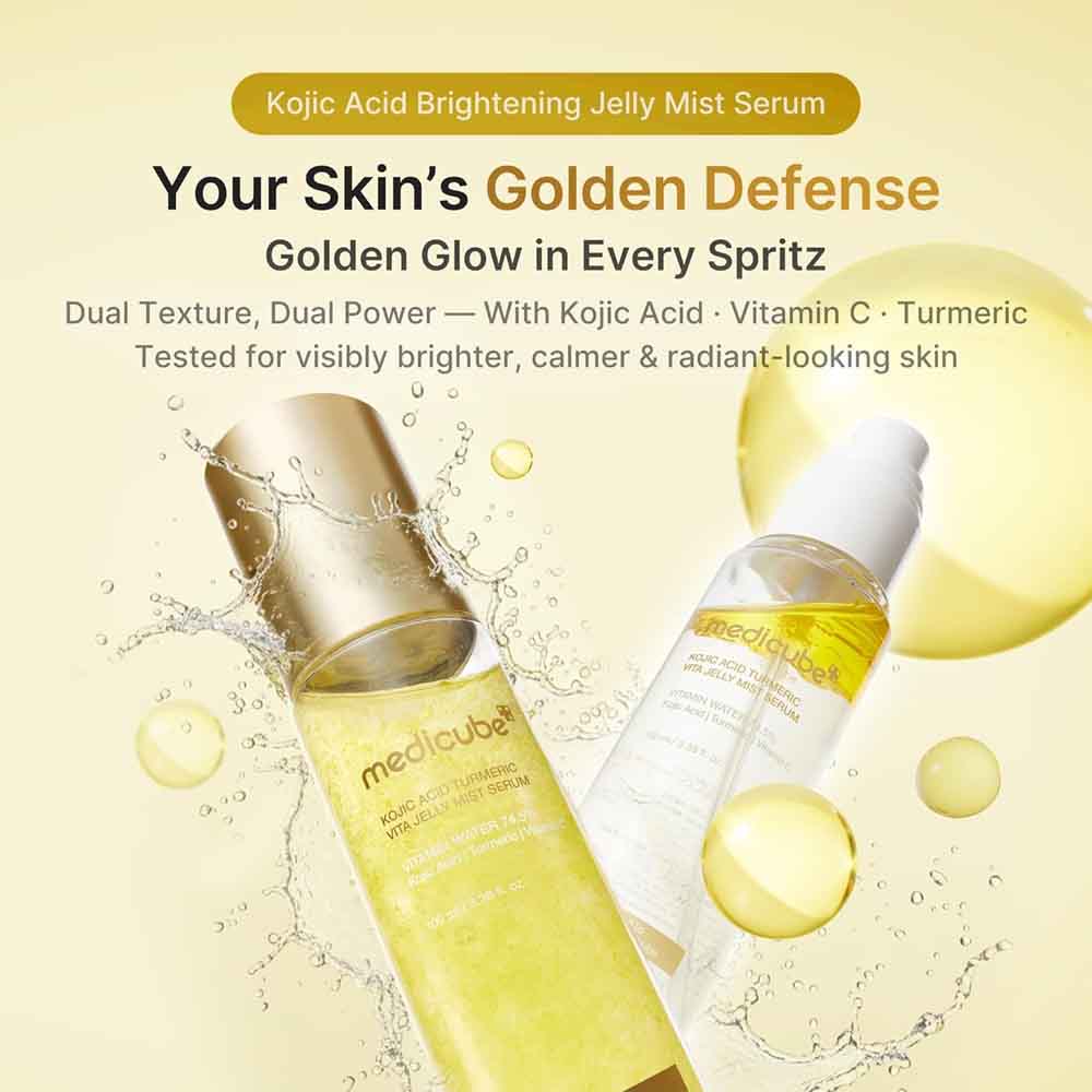Medicube Kojic Acid Turmeric Vita Jelly Mist Serum