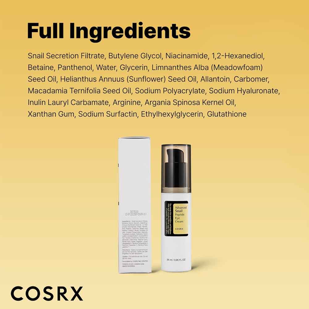 COSRX Advanced Snail, Peptide Eye Cream 25ML