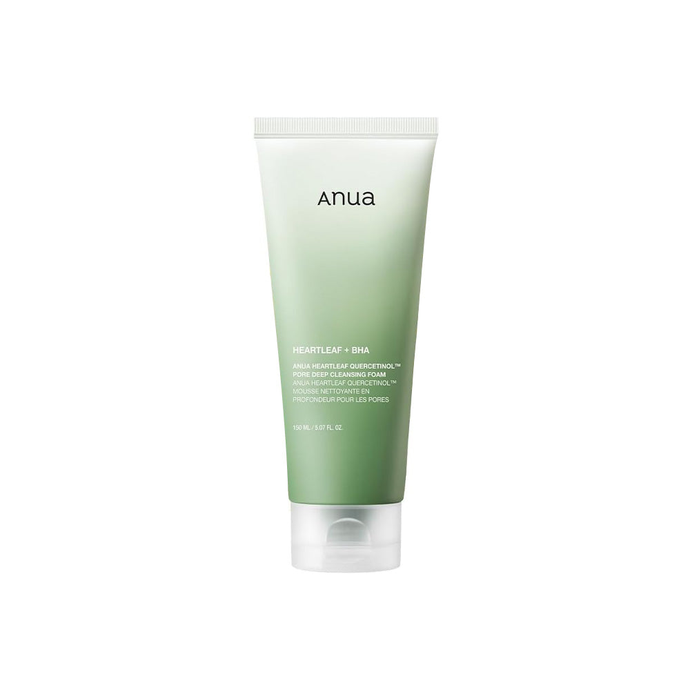 ANUA Heartleaf+BHA Quercetinol Pore Deep Cleansing Foam 150ML