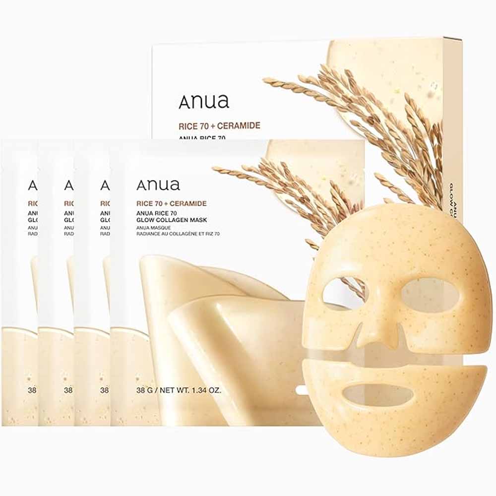 ANUA Rice 70 Glow Collagen Mask