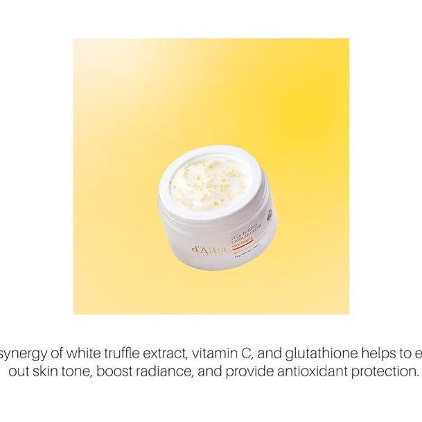 d'Alba Piedmont Vita Toning Capsule Cream 55g | Vitamin C Brightening Moisturizer
