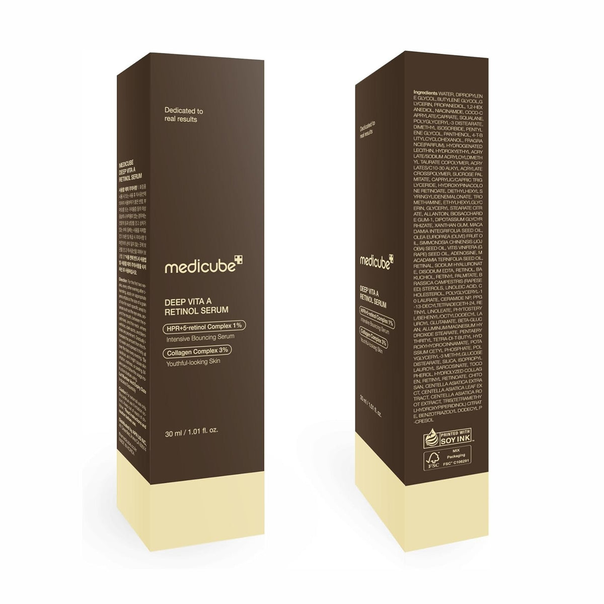Medicube Deep Reviving Bakuchiol Retinol Facial Serum 30ML - Anti-Aging 4th Gen Retinol & Bakuchiol