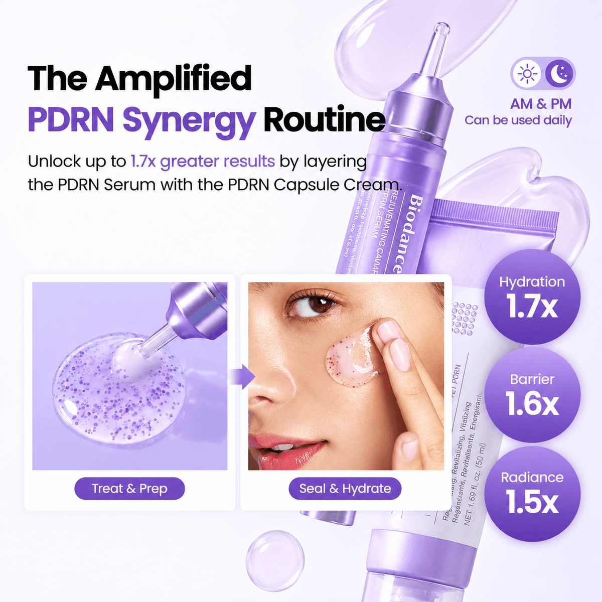Biodance Rejuvenating Caviar PDRN Serum 15 ML | Korean Firming & Hydrating Face Serum for Fine Lines, Skin Elasticity & Radiant Glow