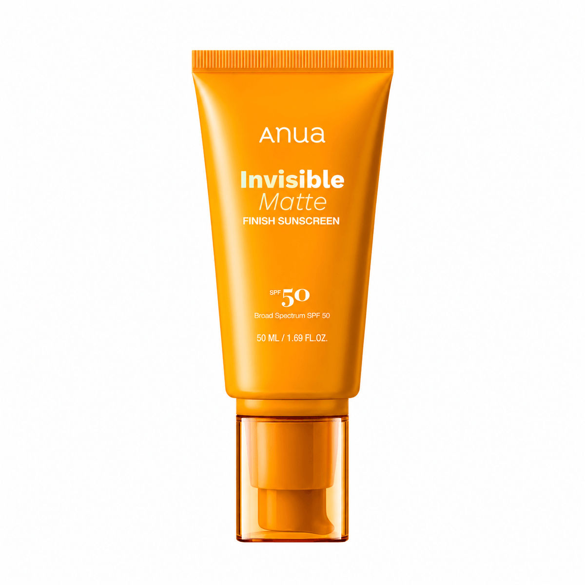 Anua Invisible Matte Finish Sunscreen SPF50+ PA++++ 50 ML | Korean Lightweight Face Sunscreen for Oily Skin