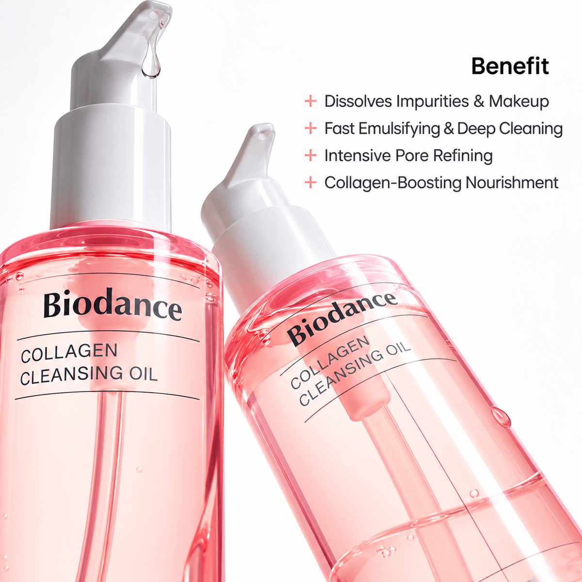 Biodance Collagen Cleansing Oil 200 ML | Korean Hydrating Facial Cleansing Oil for Makeup Removal, Sunscreen, Sebum & Deep Pore Cleansing