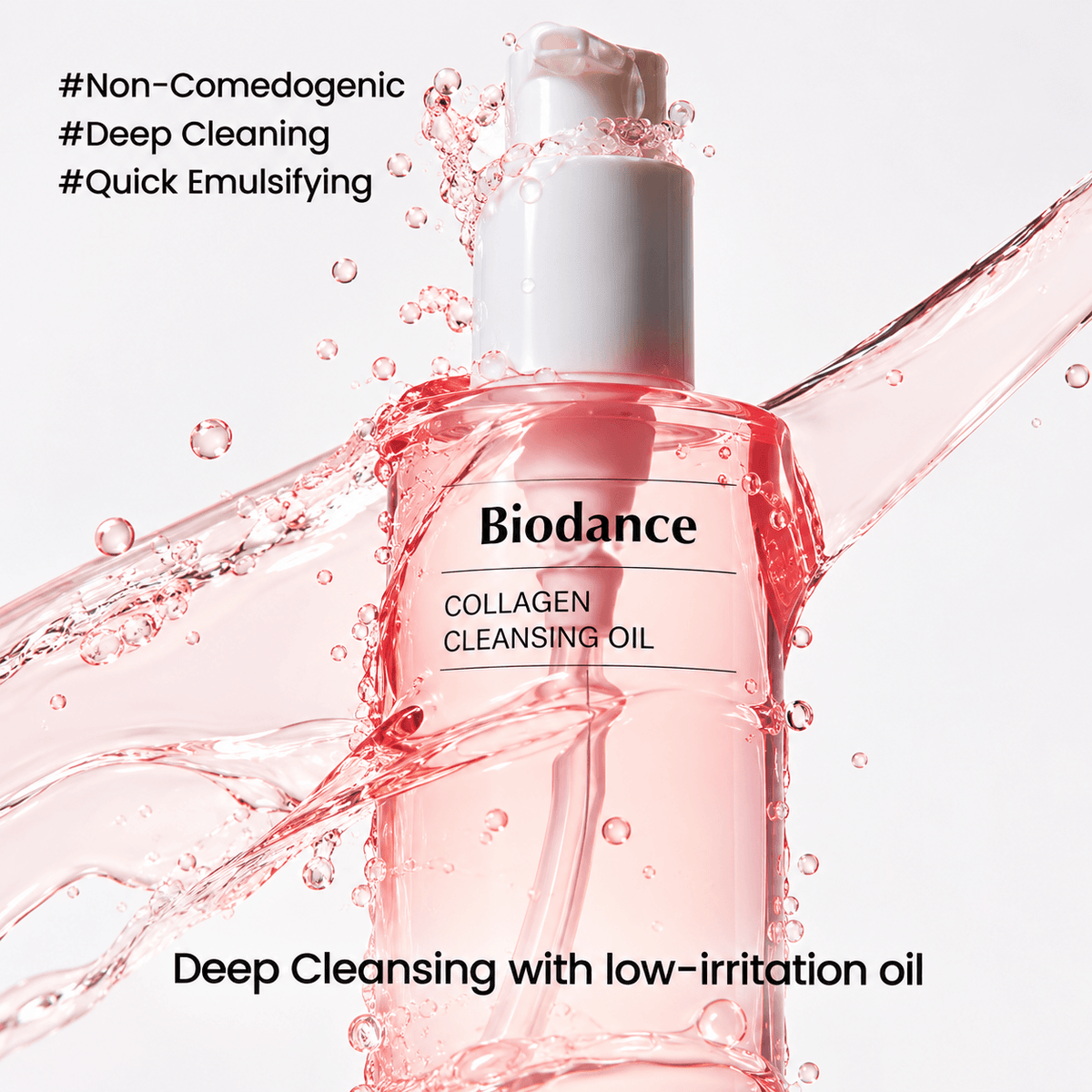 Biodance Collagen Cleansing Oil 200 ML | Korean Hydrating Facial Cleansing Oil for Makeup Removal, Sunscreen, Sebum & Deep Pore Cleansing