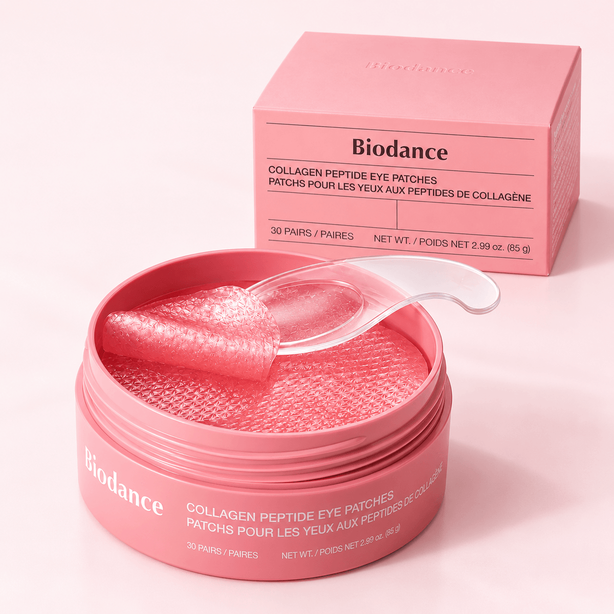 Biodance Collagen Peptide Eye Patches 30 Pairs 85 G | Korean Firming & Hydrating Hydrogel Eye Patches for Fine Lines, Wrinkles, Puffiness & Skin Elasticity