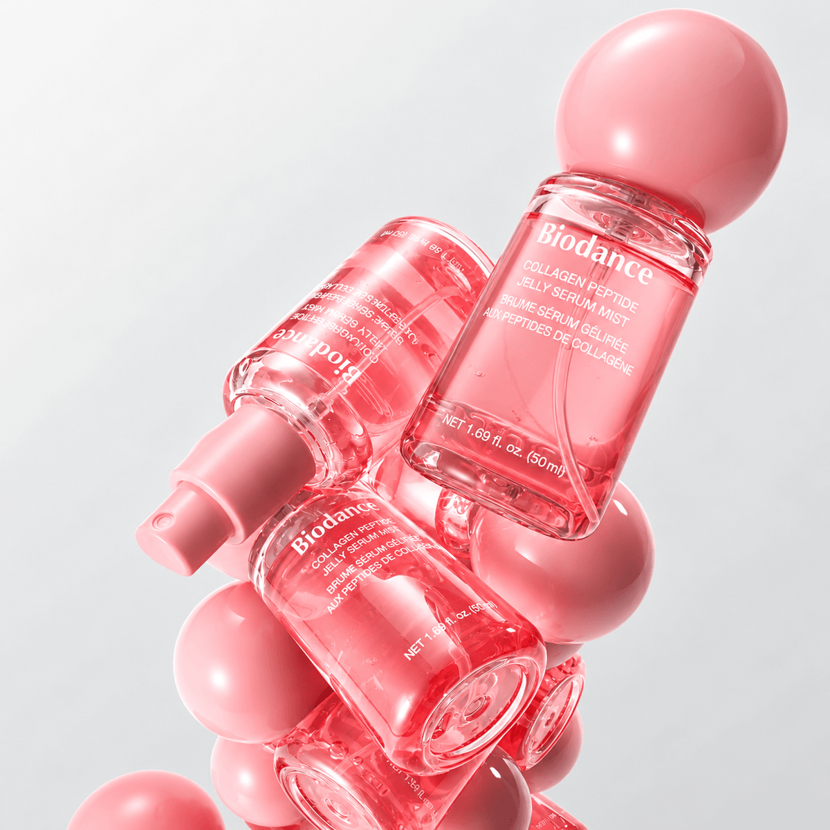 Biodance Collagen Peptide Jelly Serum Mist 50 ML | Korean Firming & Hydrating Face Mist for Skin Elasticity, Fine Lines & Plump Glowing Skin