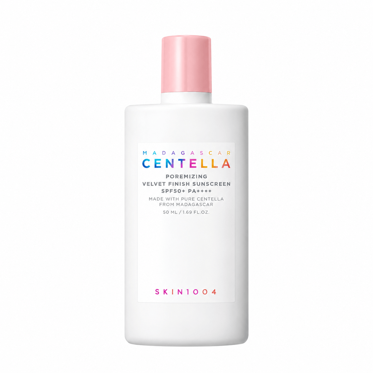 SKIN1004 Madagascar Centella Poremizing Velvet Finish Sunscreen 50 ML | Korean Matte Oil-Control Face Sunscreen for Oily Skin