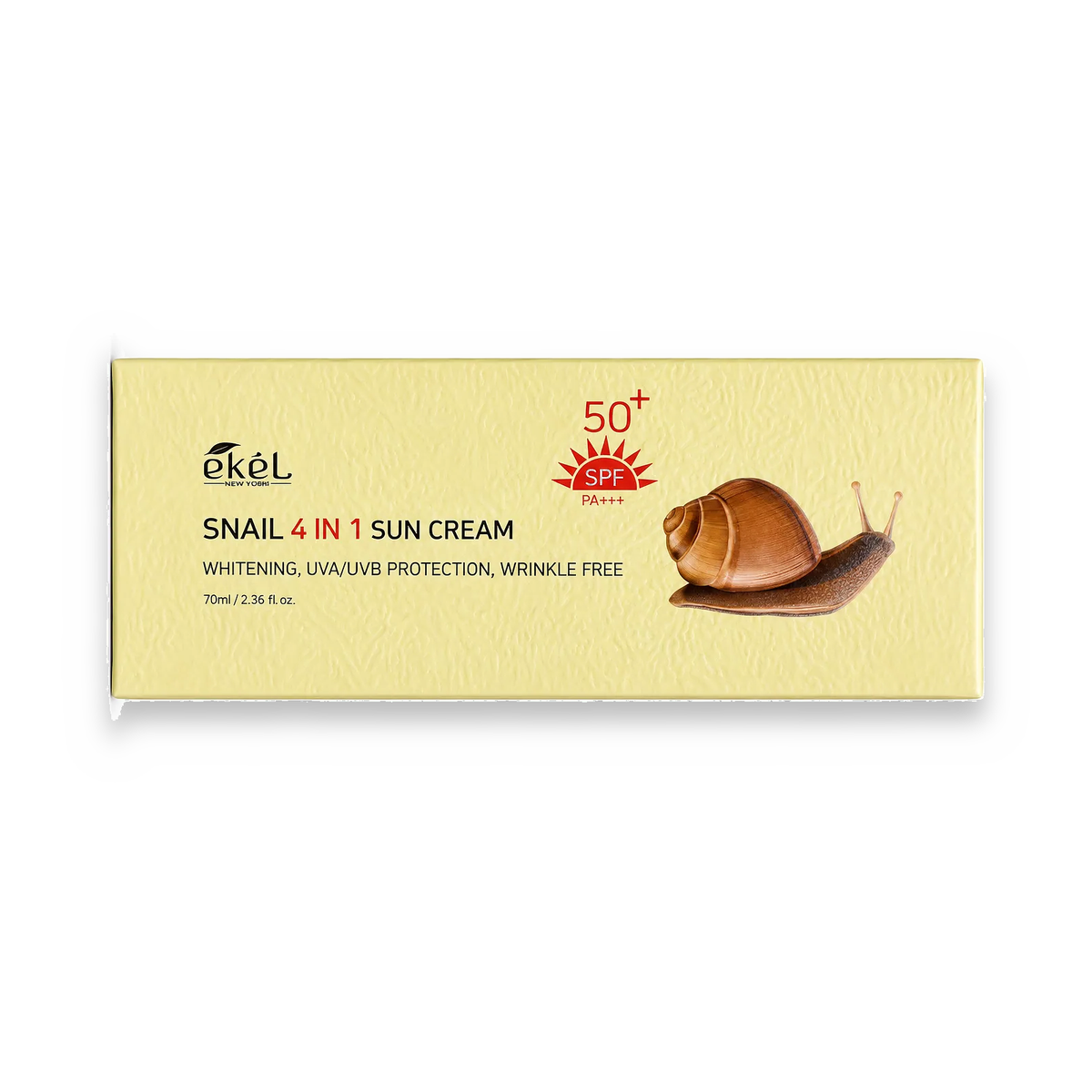 Ekel Snail 4-in-1 Sun Cream SPF50+ PA+++ – 70ML
