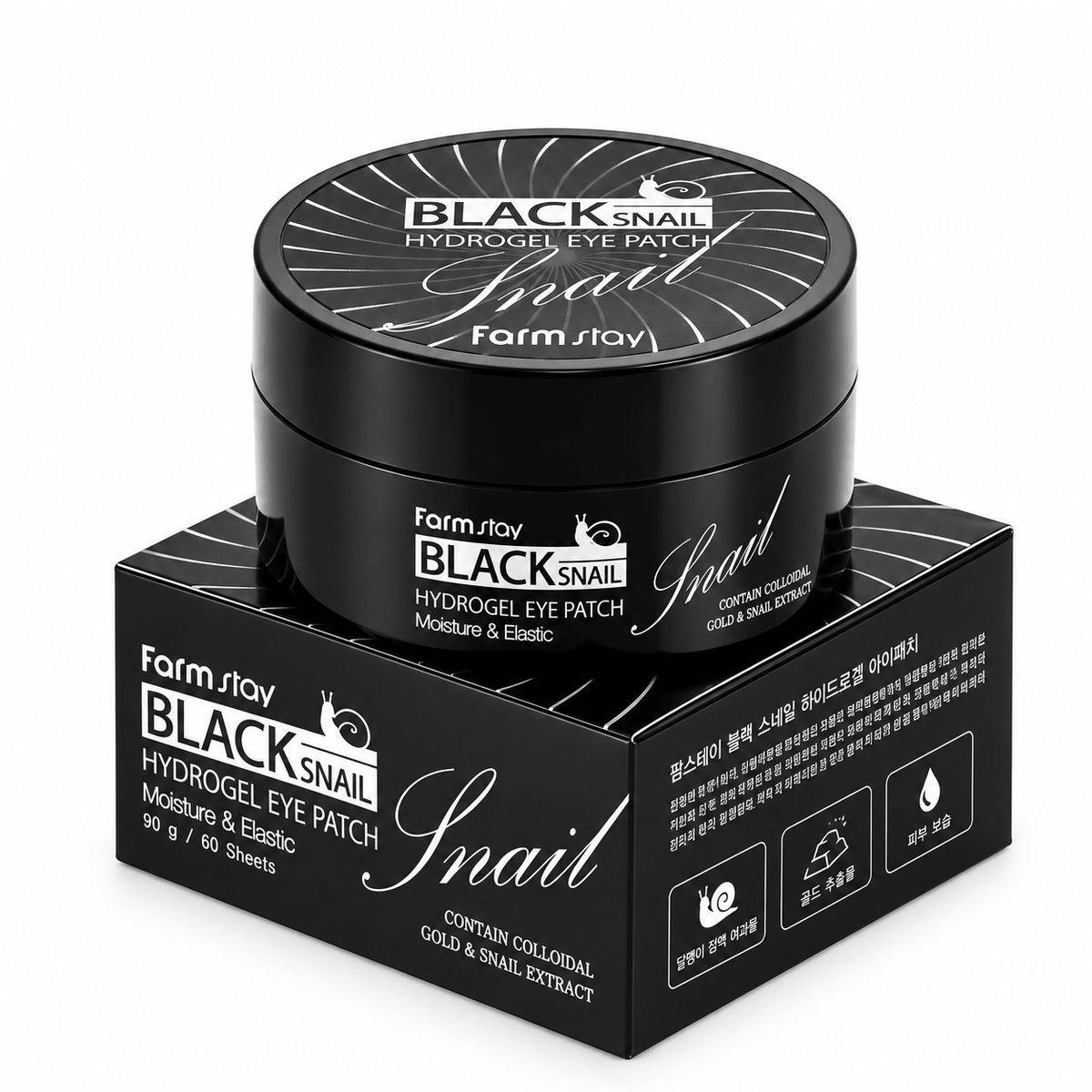 Farm Stay Black Snail Hydrogel Eye Patch 90G