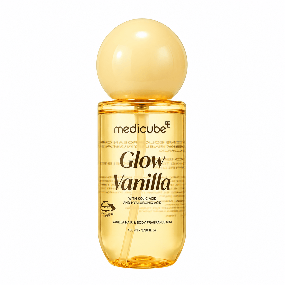 Medicube Glow Vanilla Kojic Acid + Hyaluronic Acid 100 ML | Korean Brightening & Hydrating Skincare for Dark Spots & Uneven Skin Tone
