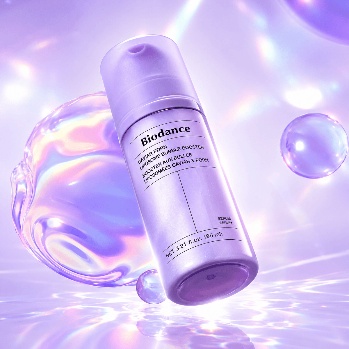 Biodance Caviar PDRN Liposome Bubble Booster 95 ML | Korean Firming & Hydrating Bubble Serum for Skin Elasticity, Fine Lines & Radiant Glowing Skin