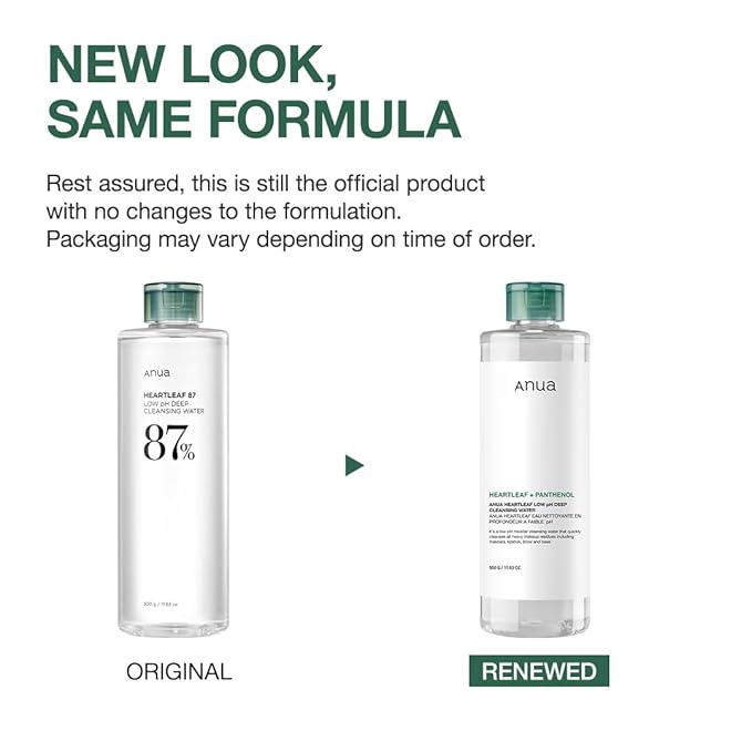 Gentle facial cleansing water