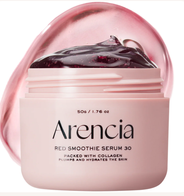 Arencia Red Smoothie Serum 30 50 G | Korean Brightening & Hydrating Face Serum for Dullness, Uneven Skin Tone & Radiant Glow