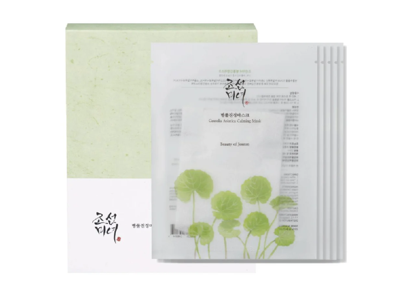 Beauty of Joseon Centella Asiatica Calming Mask Set 25 ML × 10 Masks | Korean Soothing & Hydrating Face Masks for Sensitive & Redness-Prone Skin
