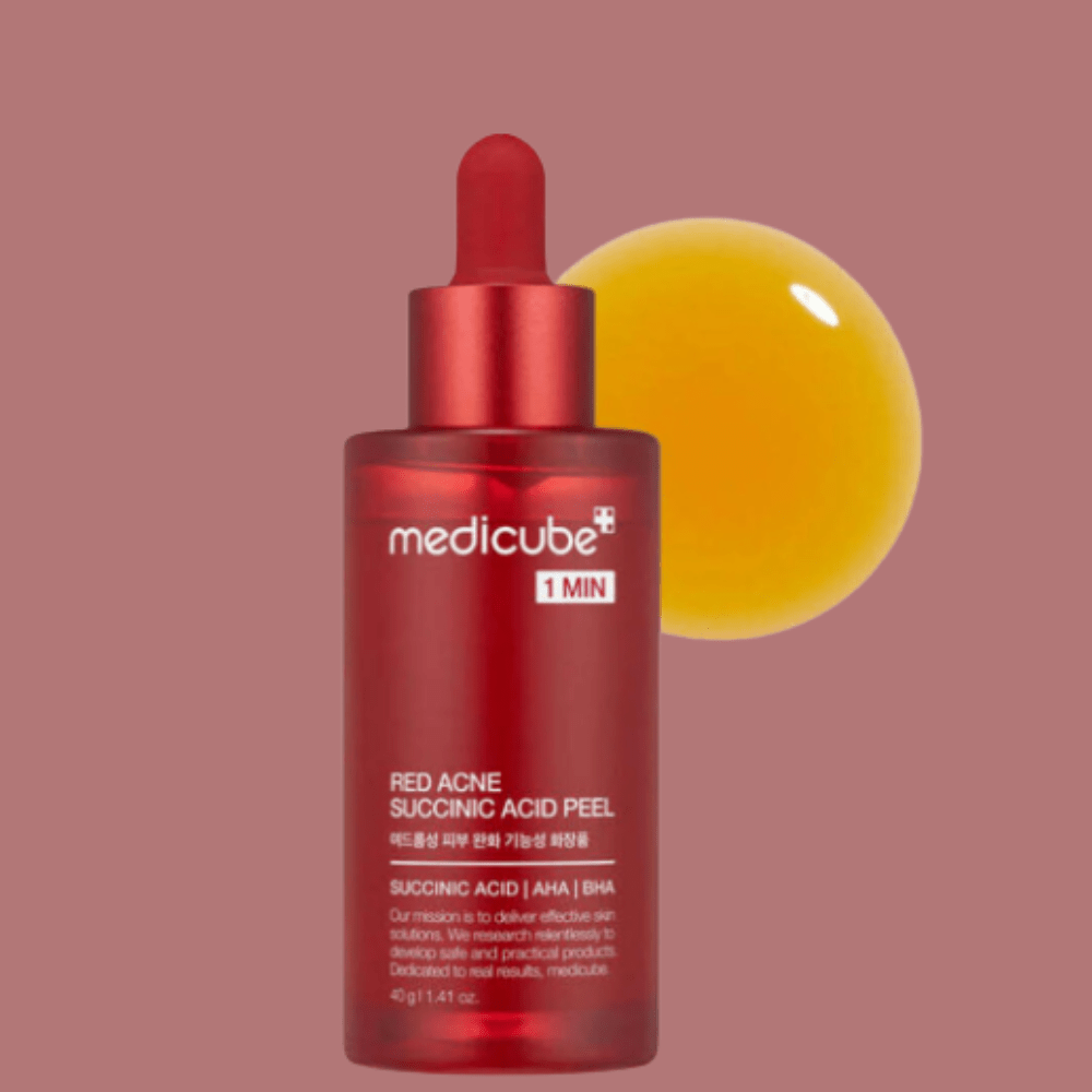 Medicube Red Acne Succinic Acid Peel 40g | Exfoliating Acne Care Peel for Clear & Smooth Skin