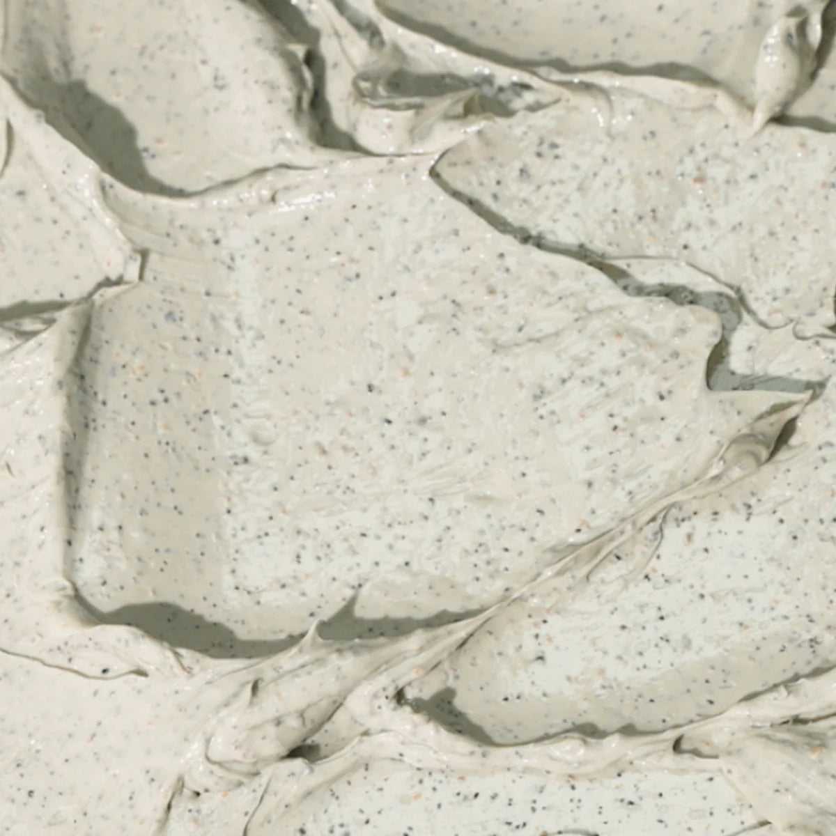 Close up of mung bean clay mask texture for pore cleansing and oil control