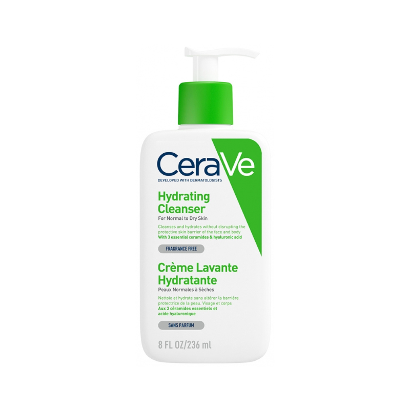 CeraVe Hydrating Cleanser 236ml non foaming gentle cleanser for dry and sensitive skin