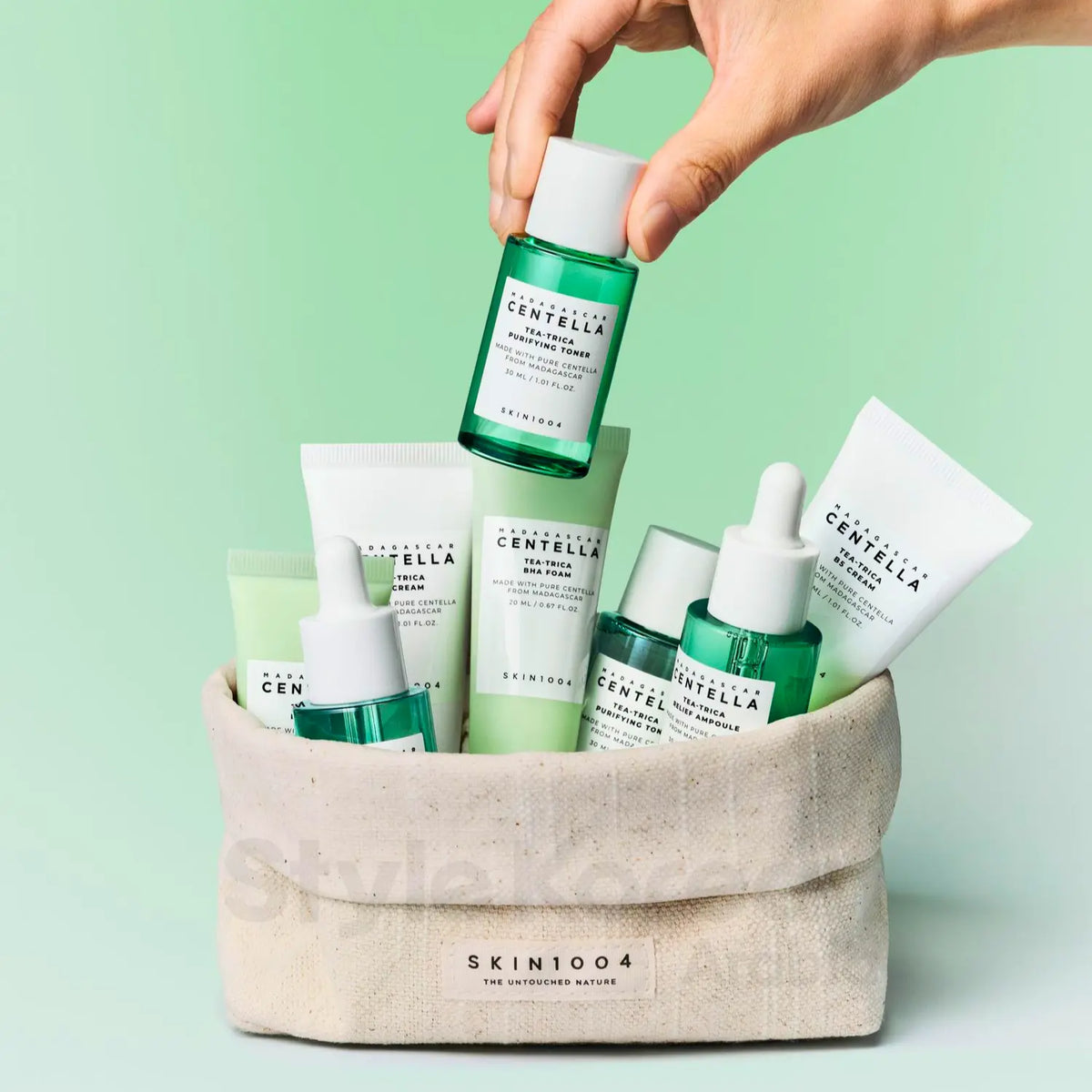 SKIN1004 Madagascar Centella Tea Trica Travel Kit skincare set