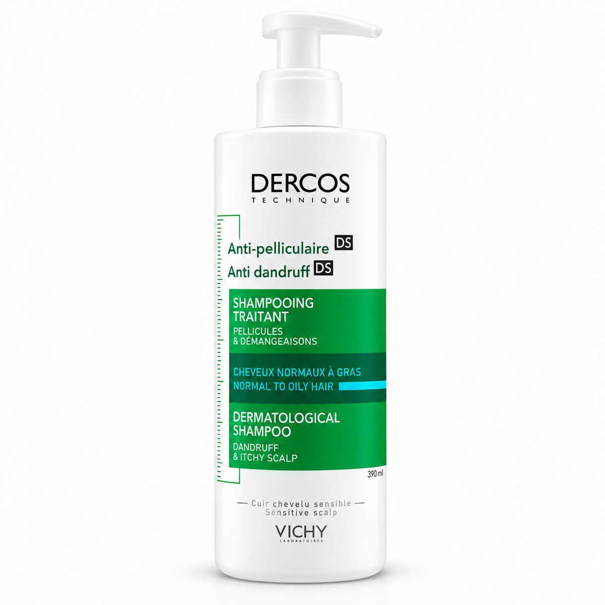 Vichy Dercos Anti Dandruff Shampoo, for Normal to Oily Hair 200ML