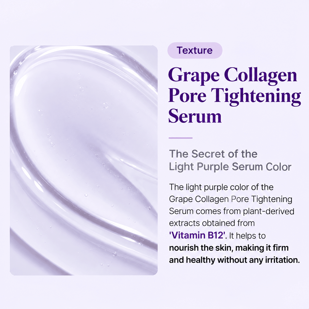 Dr.Bio Grape Collagen Pore Tightening Serum 50G | Firming & Pore Care Korean Serum