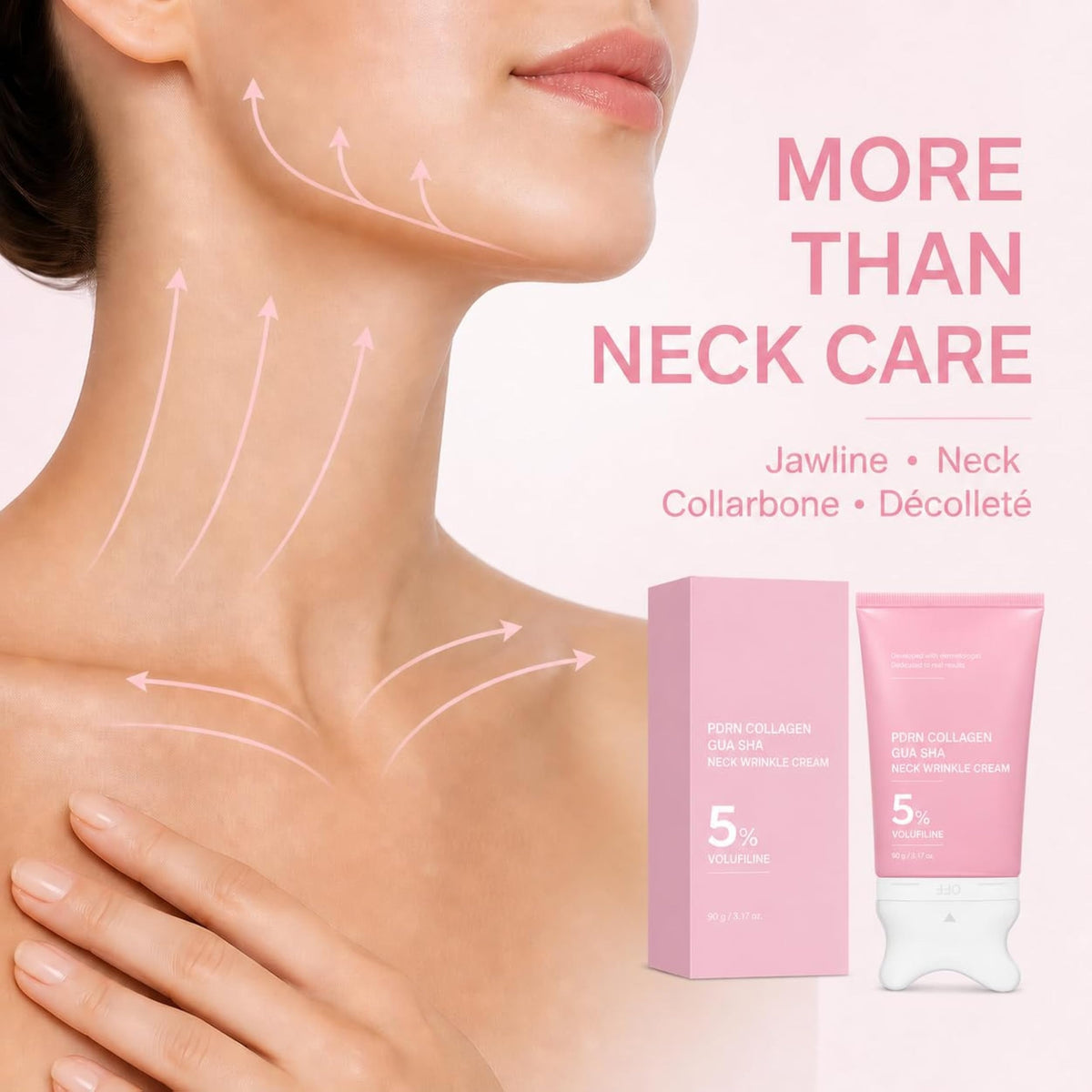 Medicube PDRN Collagen Gua Sha Neck Cream