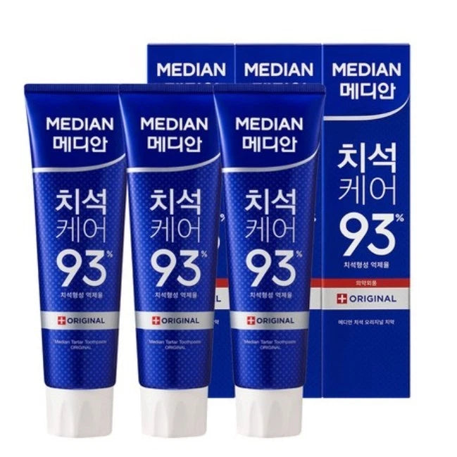 Median Dental IQ Tartar Care 93% Toothpaste Original Blue 120G