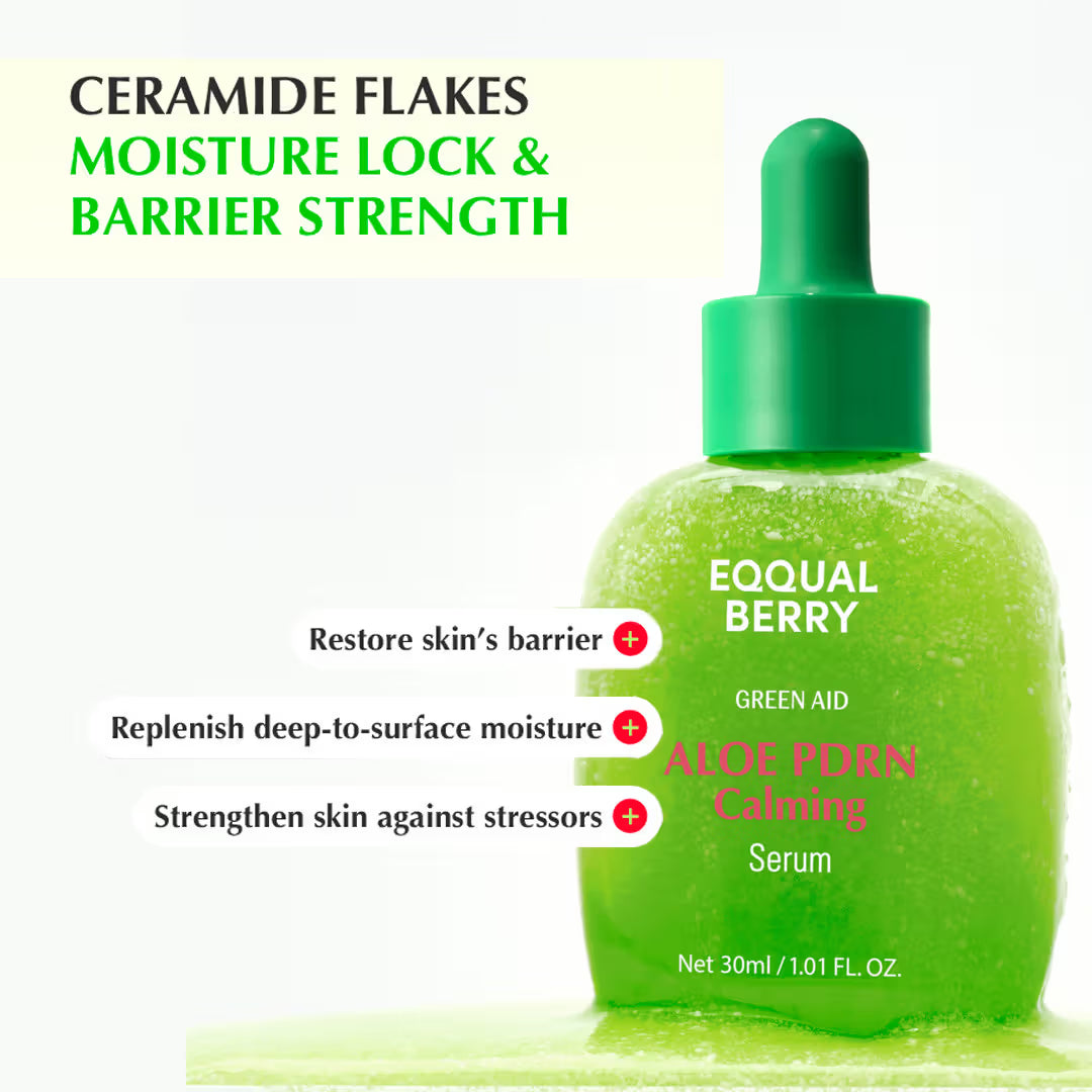 Eqqualberry Green Aid Aloe PDRN Calming Serum 30ML