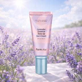 FARM STAY LAVENDER ESSENCE TONE-UP SUN CREAM 60G