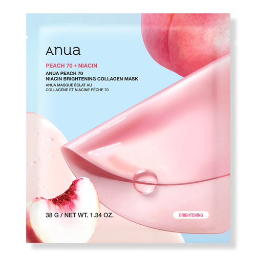 Anua Peach 70 Niacin Brightening Collagen Mask Set 38g ( 4pcs )