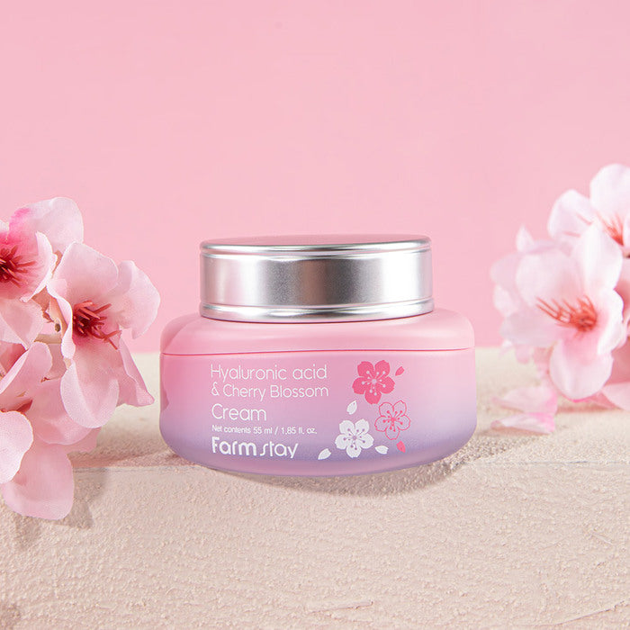 Farm Stay Hyaluronic Acid & Cherry Blossom Cream 55ML