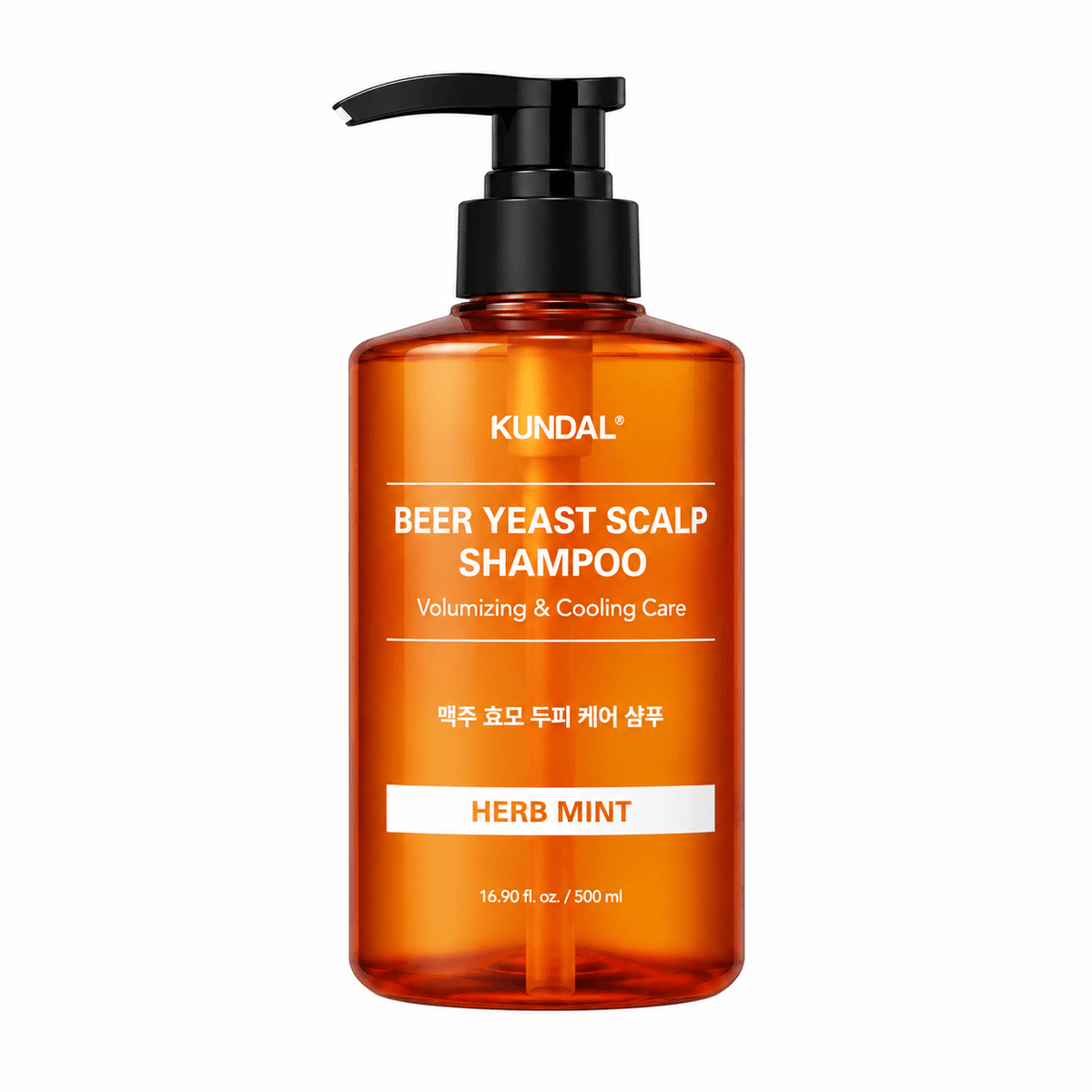 KUNDAL Beer Yeast Scalp Shampoo Herb Mint 500ML