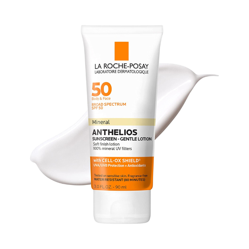 La Roche-Posay Anthelios SPF 50 Gentle Lotion Mineral Sunscreen, 90ML