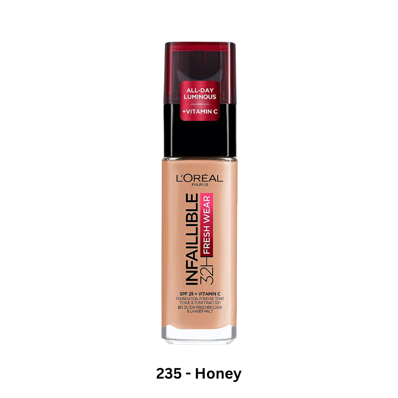 L'Oréal Paris Infallible 32H Fresh Wear Foundation, 235 - Honey