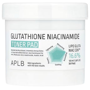 APLB GLUTATHIONE NIACINAMIDE TONER PAD 100ML