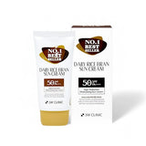 3W CLINIC hydrating SPF50 rice sun cream for daily UV protection