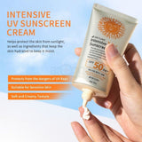3W CLINIC hydrating UV sunblock cream for daily protection